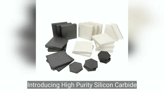 High Purity Silicon Carbide Armor Ceramic Plates Tile Sic for Armor Plates